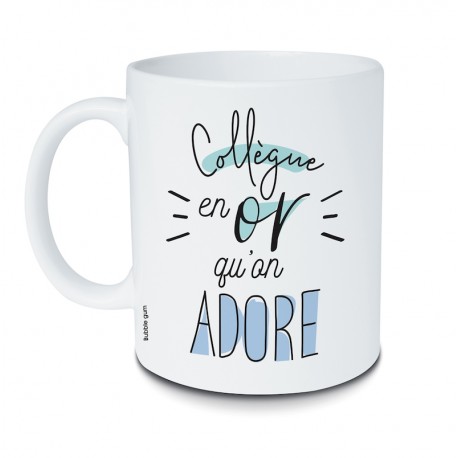 Mug Collegue En Or Sylvette En Goguette