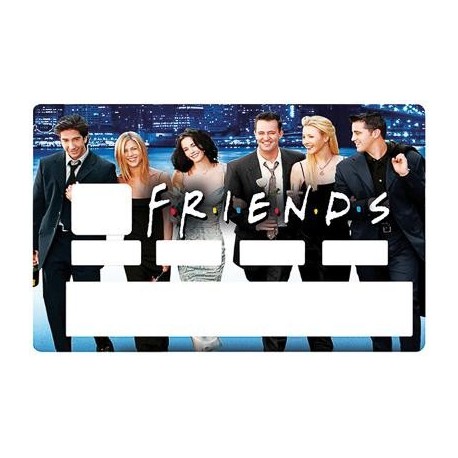 Sticker carte bancaire - Série Friends