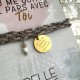 Bracelet message positif